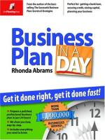 Business Plan in a Day 